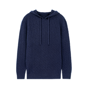 wool Hoodie cable