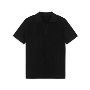 cotton polo ribbed basic