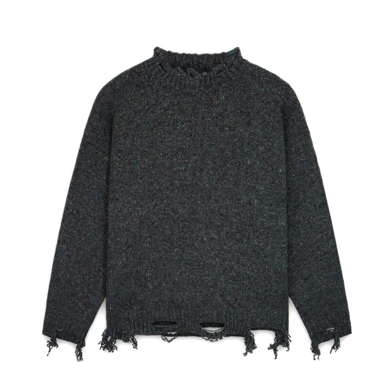 cotton pullover distressed