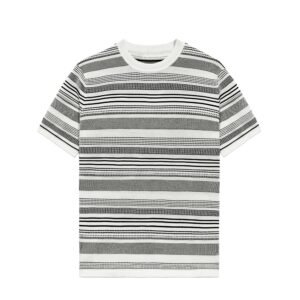 cotton polo T-shirt striped Breathable