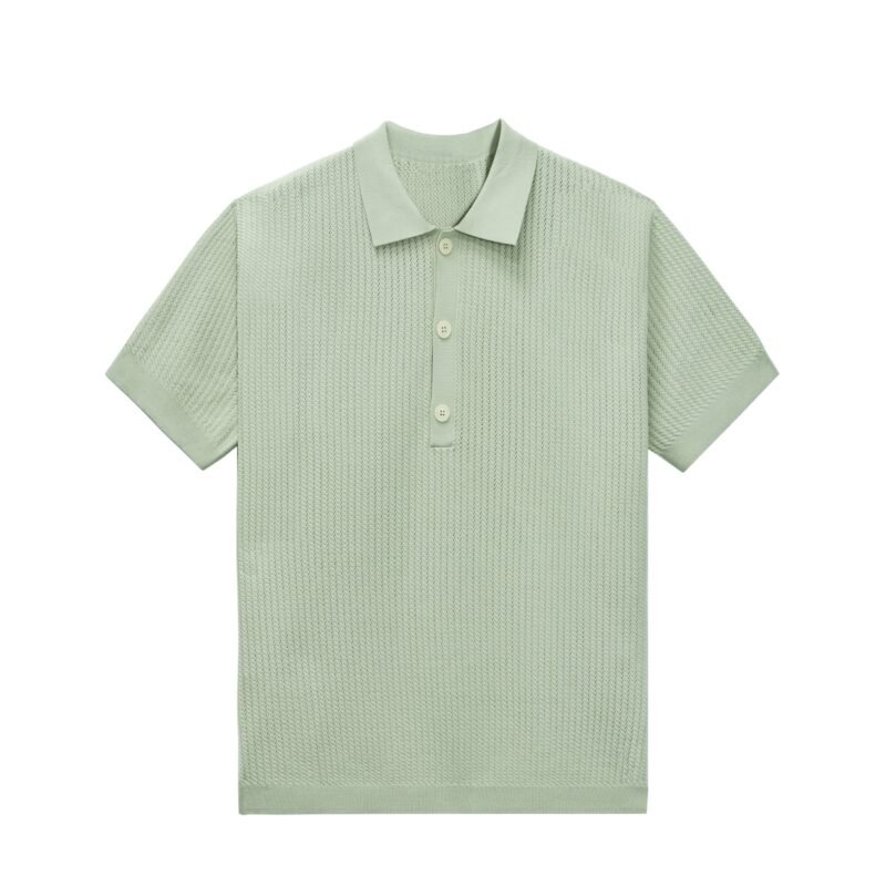 cotton polo 3 button