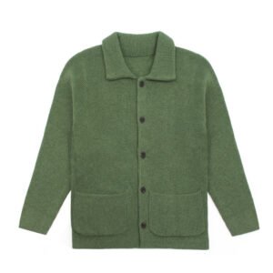 wool cardigan waffle