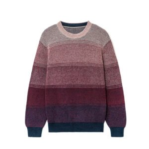 cotton pullover striped retro