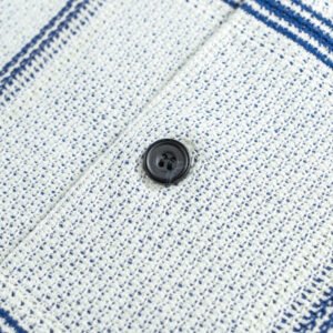 Cotton T-shirt cardigan striped