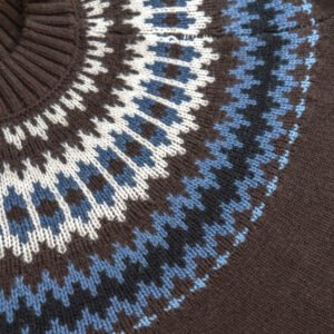 wool pullover fair isle