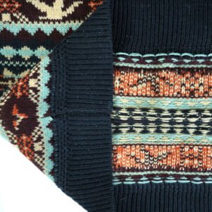 wool pullover aztec striped