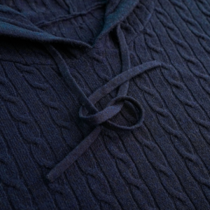 wool Hoodie cable