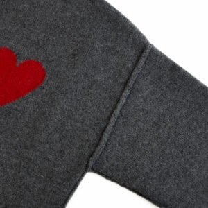 wool pullover jacquard graphic