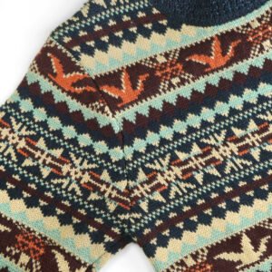 wool pullover aztec striped