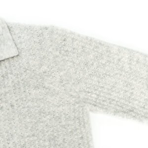 Special Yarn pullover wide neck