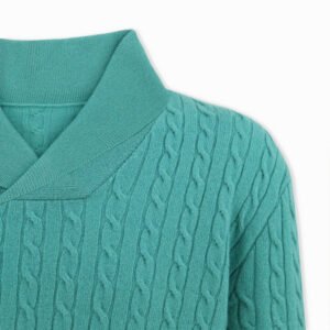 wool pullover shawl collar