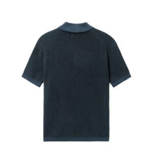 cotton polo 1 button crochet