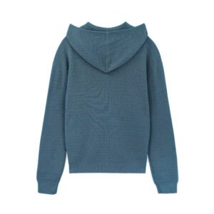 wool Hoodie ribbed