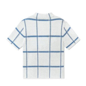 Cotton T-shirt cardigan striped