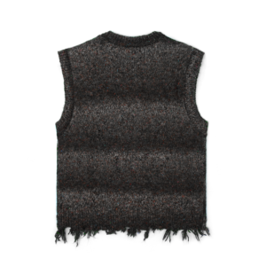 acrylic vest ripped distressed