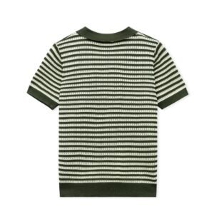 cotton polo T-shirt Hollow sweater