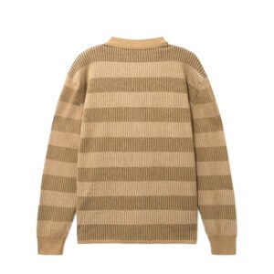 cotton cardigan jacquard striped