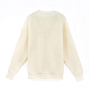 polyester cardigan deep v neck