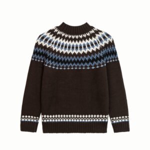 wool pullover fair isle