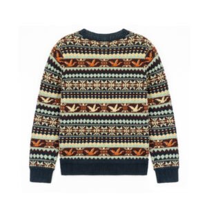 wool pullover aztec striped