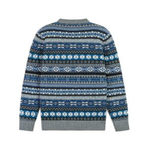 wool pullover icelandic striped
