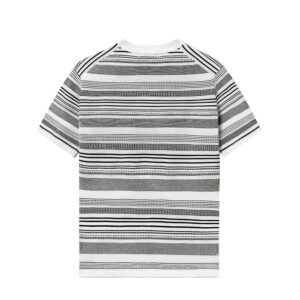 cotton polo T-shirt striped Breathable