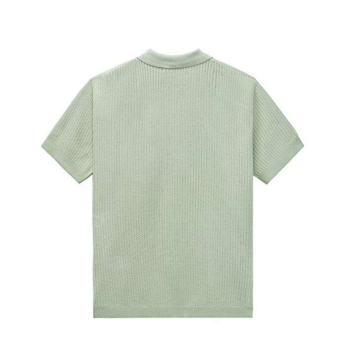 Summer lightweight sweaters summer sweaters men open work sweater polo T-shirt mens Sweaters private label Ainear-clothing