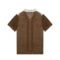 Crochet summer sweaters summer cardigan sweaters light linen graphic polo T-shirt mens Sweaters factory Ainear-clothing
