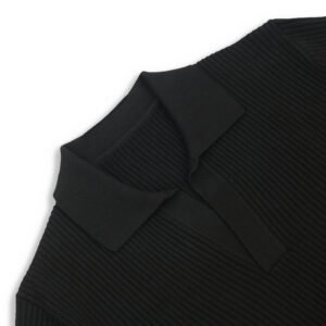 cotton polo ribbed basic