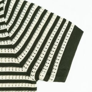 cotton polo T-shirt Hollow sweater