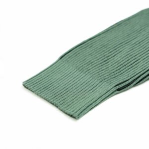cotton pullover ribbed round collar