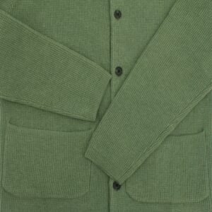 wool cardigan waffle