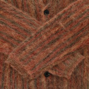 Wool cardigan breasted
