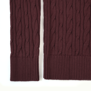 cashmere cardigan full zip cable