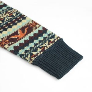 wool pullover aztec striped