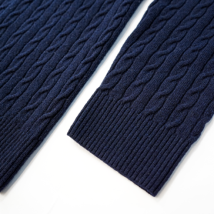 wool Hoodie cable