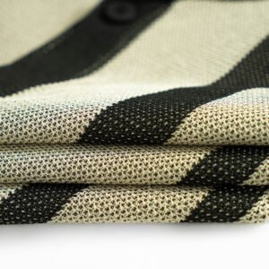 Cotton polo T-shirt striped