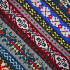 wool cardigan aztec