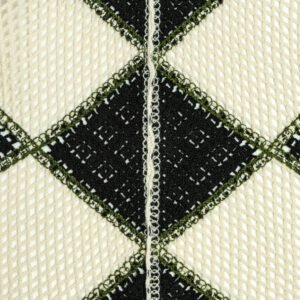 acrylic T-shirt cardigan breasted waffle