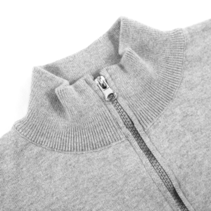 cotton pullover zip