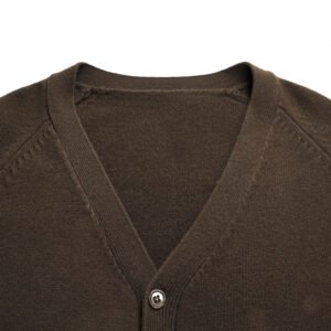 wool cardigan V neck