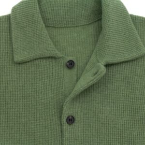 wool cardigan waffle