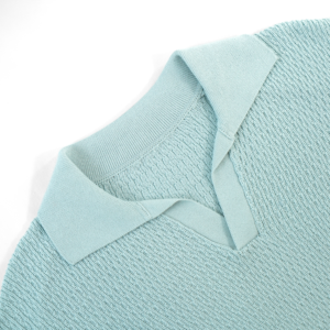 cotton polo ribbed vintage