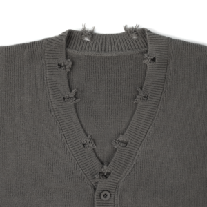 acrylic cardigan ripped