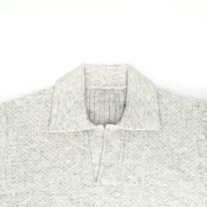 Special Yarn pullover wide neck
