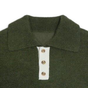 wool pullover polp neck classic