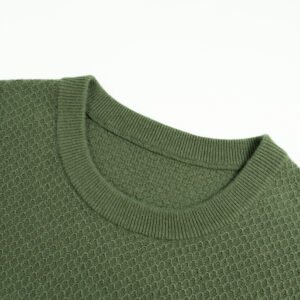 cashmere pullover waffle