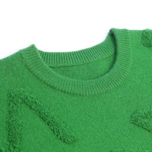 acrylic pullover ripped graphic