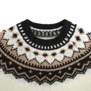wool pullover nordic icelandic style
