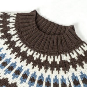 wool pullover fair isle